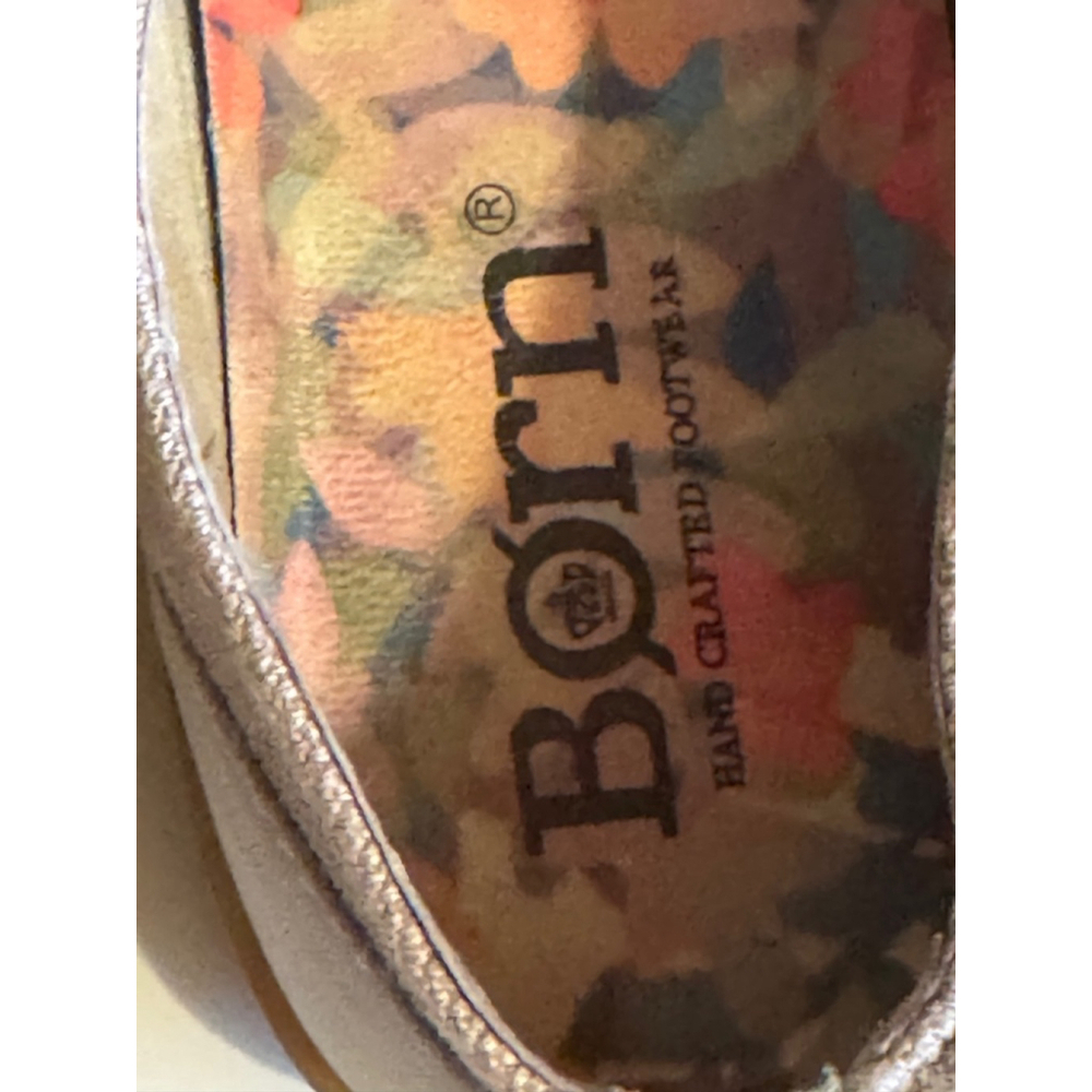 Born Women’s Natural Canvas/Leather Lace up Corfield Sneaker Size 9M - Picture 7 of 8